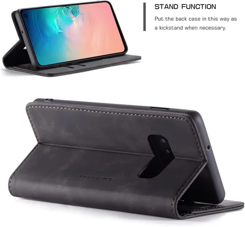 Miniatura 4 de Funda de cuero estilo cartera vintage para Samsung S