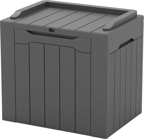 Miniatura 15 de Patiowell Caja de resina de 30 galones, caja de almacenamiento al aire libre para muebles de patio, entregas, suministros de piscina, impermeable