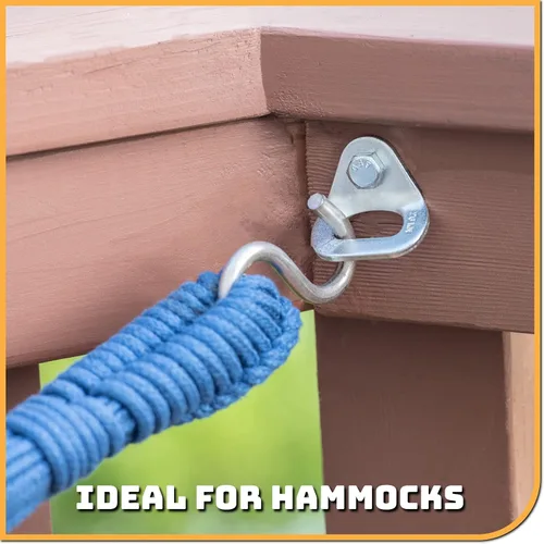 Miniatura 6 de Perno de pared de escalada de 26kN para perno de pared, anclaje/amarre para tornillo/perno de 3/8 pulgadas, ideal para escalada en roca y gimnasios