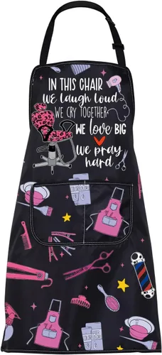 Hair Stylist Apron with Pockets Hairdresser Gifts Hair Stylist Gifts Cosmetologists Gifts Beauty Salon Aprons Barber Apron