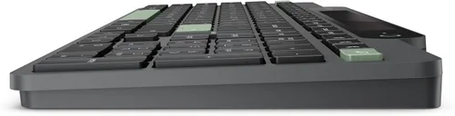 Miniatura 10 de Lenovo 800 Teclado Bluetooth Autocargable, Utiliza Luz Ambiental para la Carga, Bluetooth 5.1, Soporta 3 Dispositivos, Sin Batería, Inalámbrico, Gris