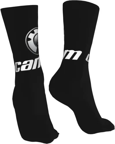 Miniatura 3 de CERXSOI Can-Am - Calcetines deportivos súper suaves de tubo medio, estilo casual, resistentes al olor, antideslizantes, unisex, calcetines