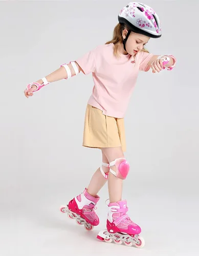 Miniatura 7 de Casco de bicicleta súperligero rosa para niñas pequeñas y bebés. Ángel