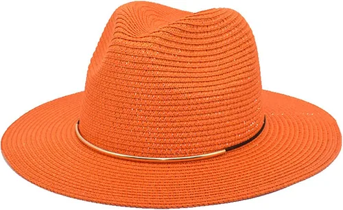 Miniatura 7 de Moda Primavera Verano Protector Solar Cap Pearl Accesorios Sombrero de Sol Ala Ancha Retro Jazz Top Hat Mujer Sombrero de paja