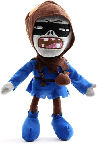Miniatura 3 de Juego de juguetes de peluche para empujador de huevos, diablillo y bandido, zombi y buckethead, momia zombi, figuras de peluche, juego de 3 piezas
