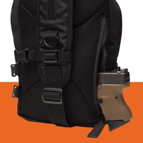 Miniatura 4 de Mochila oculta para hombres y mujeres, American Rebel Small Freedom - Mochila de transporte oculta, negro, camuflaje (Camo Black), Compacto