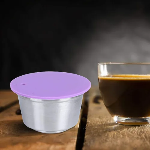 Miniatura 8 de Fdit Taza de cápsula de café recargable reutilizable de acero inoxidable apta para cafetera Dolce Gusto compatible con Nestle Dolce Gusto juego