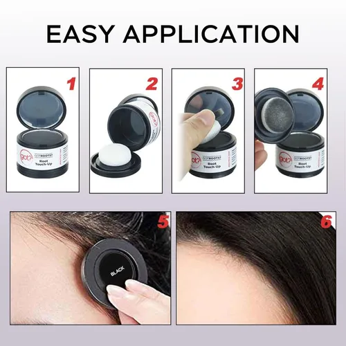 Miniatura 6 de Polvo de cobertura de raíz rubio natural, retoque instantáneo de raíces grises y polvo de línea capilar para cabello rubio natural, funciona