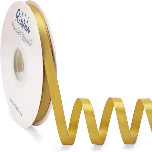 Miniatura 39 de Ribbli Cinta de satén negra de doble cara de 3/8 pulgadas x 50 yardas, cinta negra para envolver regalos, manualidades, decoración de boda, lazos