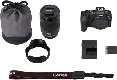 Miniatura 6 de Canon Cámara digital sin espejo EOS RP con lente de 0.945-4.134 in (3380C012) + lente Canon EF de 1.969 in + adaptador de montaje EF-EOS R + tarjeta