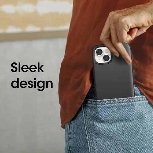 Miniatura 6 de OtterBox Funda para iPhone 14 y iPhone 13 (solamente) - Serie Symmetry + - Negro - Ultra-Sleek - Se ajusta a MagSafe - Bordes elevados para proteger
