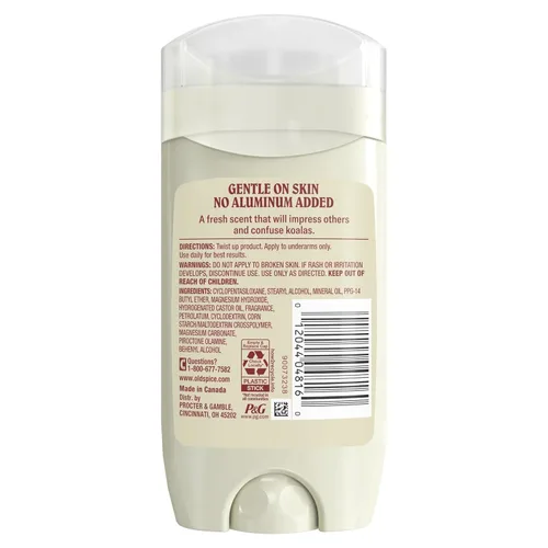 Miniatura 2 de Old Spice GentleMan's Blend Desodorante Eucalipto con aceite de coco, sin aluminio, 3.0 oz