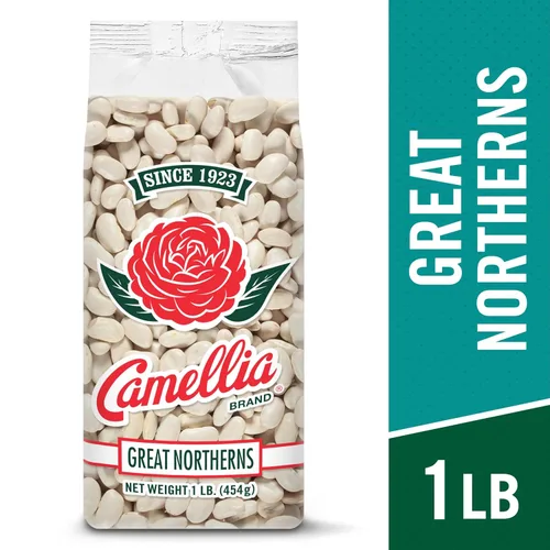 Miniatura 3 de Marca Camellia. - Frijol alubia, 1 libra (paquete de 2).