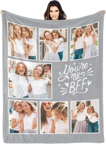 Miniatura 9 de envía al día siguiente, manta personalizada con texto en imagen, manta personalizada de foto, manta de franela personalizada, regalos personalizados