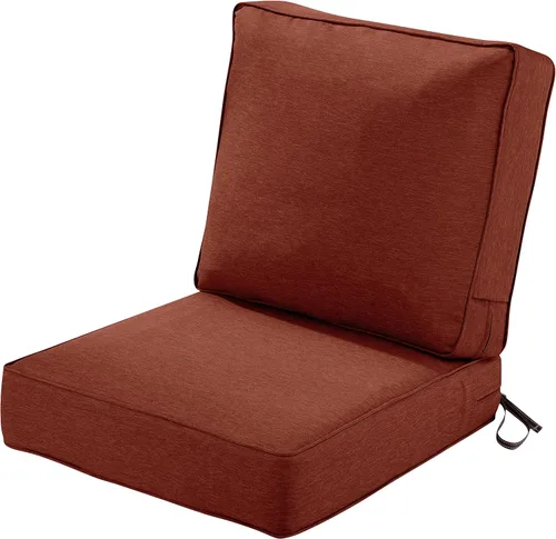 Miniatura 16 de Classic Accessories Montlake® FadeSafe® - Juego de cojines para sillas de patio, 23 x 45 pulgadas, color beige antiguo