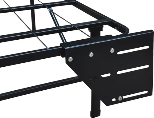 Boyd Sleep Accesorio de marco de cama con plataforma elevada: soportes de cabecero/estribo, negro, juego de 2, talla única (BBSMBRACK)