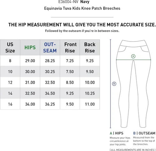 Miniatura 2 de Equinavia Tuva Kids - Pantalones tradicionales de tiro medio con parche de rodilla
