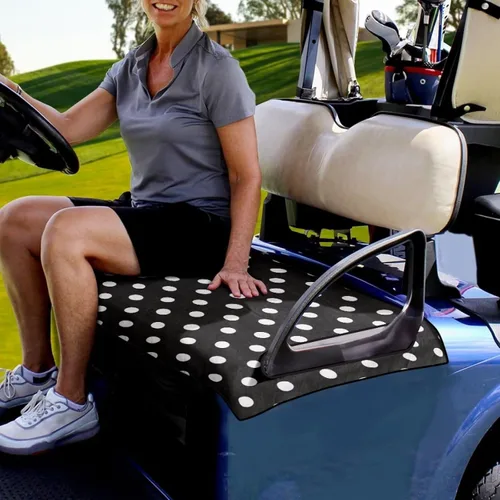 Miniatura 3 de SEANATIVE Funda para asiento de carrito de golf, resistente al sol, a prueba de polvo, para club, carrito de golf, accesorios para carrito de golf