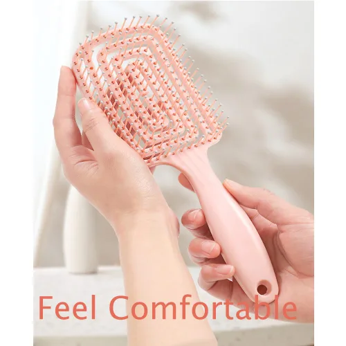 Miniatura 8 de El cepillo desenredante, cepillo desenredante para cabello seco y húmedo para todo tipo de cabello, ideal para hombres, mujeres, niños y niñas