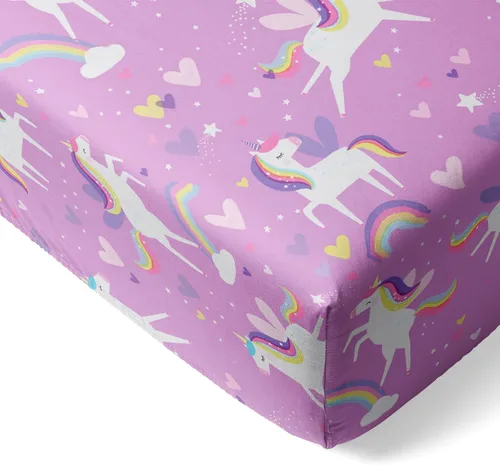 Little Sleepies Sábanas de cuna para bebé, sábanas de cuna de viscosa muy suave de bambú para niños y niñas, sábana de cama para niños, sábana de