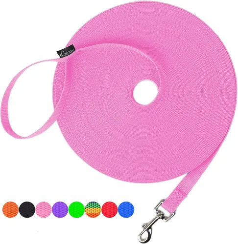 Miniatura 28 de Hi Kiss Correa de Entrenamiento de Obediencia y Agilidad para Perros/Cachorros - 15 pies 20 pies 30 pies 50 pies 100 pies - Ideal para Jugar
