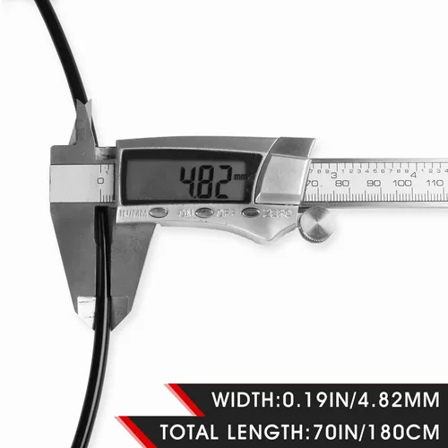 Miniatura 4 de Cable de polea de fitness de 70 pulgadas, accesorios de repuesto para máquina de cable, grosor de 0.2 pulgadas, accesorios de polea de cable