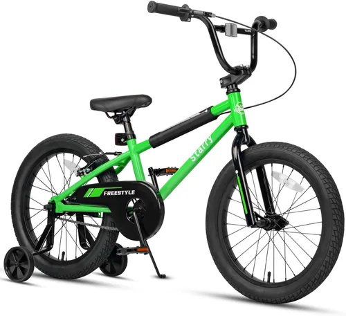 Miniatura 28 de cubsala Bicicleta para niños de 12, 14, 16, 18 pulgadas, estilo BMX, con ruedas de entrenamiento, freno para niños de 2 a 10 años, varios