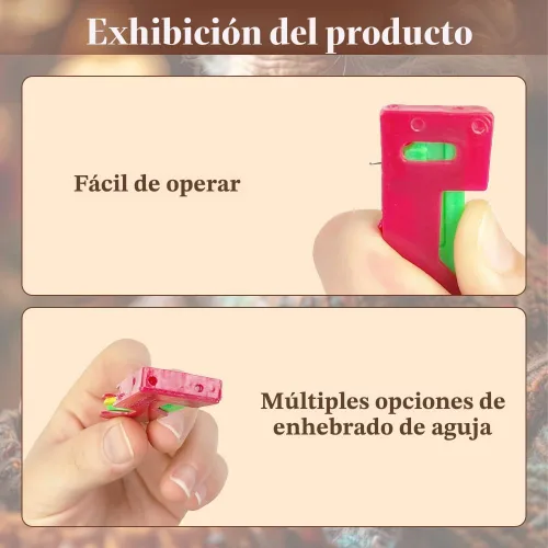 Miniatura 3 de Enhebrador de Agujas de Ayuda de Enhebrado Automático, Mini Enhebradores de Agujas de Máquina de Coser Manual, Enhebrador de Agujas de Costura 3