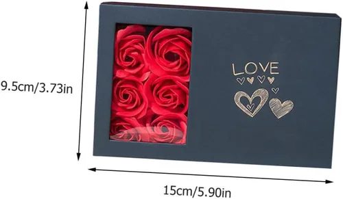 Miniatura 7 de TENDYCOCO 1 Unidades Caja de Embalaje Joyero Joyería de Mano Bolsas Florales Chritmas The Christmas Sto Jewelry Gift Bag Jewelry Holder Flower