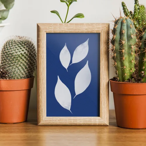 Miniatura 6 de Kit de 10 piezas de papel de impresión solar, papel cianotipo, papel cianotipo A5 con 1 hoja de panel acrílico, alta sensibilidad al sol/solar