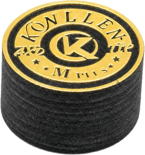 KONLLEN Billar de billar de billar de 0.551 in, 8 capas de piel para taco profesional, accesorios de billar duraderos Tip-M-9 capas