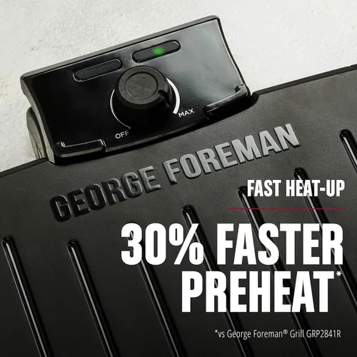 Miniatura 4 de GEORGE FOREMAN® Contacto Parrilla Submersible™, parrilla de 5 porciones - Platos negros, lavar toda la parrilla y parrilla eléctrica OXO Good Grips