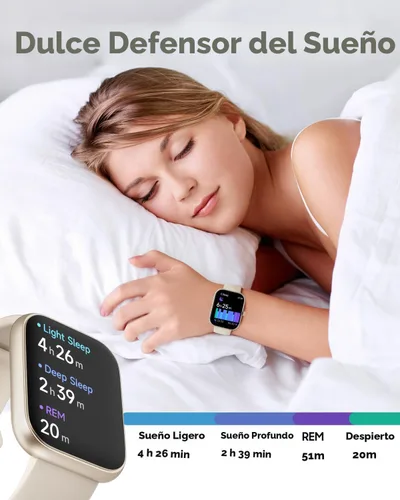Miniatura 6 de TOOBUR Reloj inteligente para mujer, Alexa integrado, responder/hacer llamadas, reloj de fitness con pantalla HD de 1.91 pulgadas, resistente al