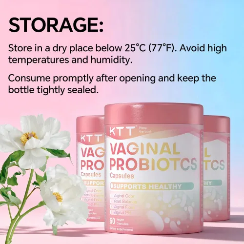 Miniatura 3 de KTT Probióticos vaginales fabricados en los Estados Unidos, equilibrio de pH para mujeres, 5 mil millones de UFC para mujer, probióticos