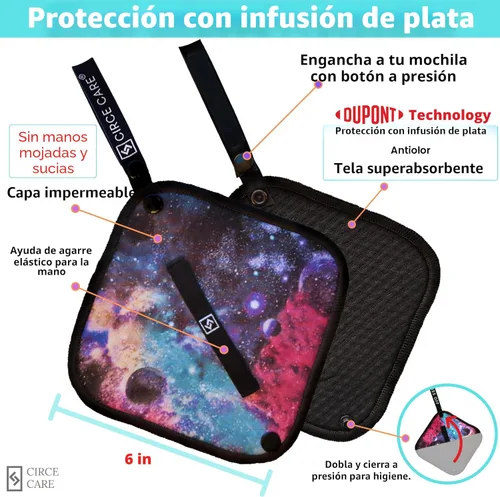 Miniatura 2 de Paño para orinar: trapo de orina con infusión de plata para mujeres que orinan al aire libre, toallitas absorbentes reutilizables, ecológico alt. al