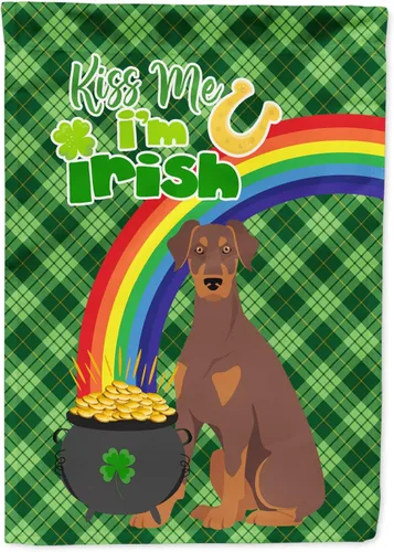Miniatura 33 de Caroline's Treasures WDK4731GF - Bandera decorativa para jardín del día de San Patricio, color negro y tostado, Airedale Terrier, para jardín