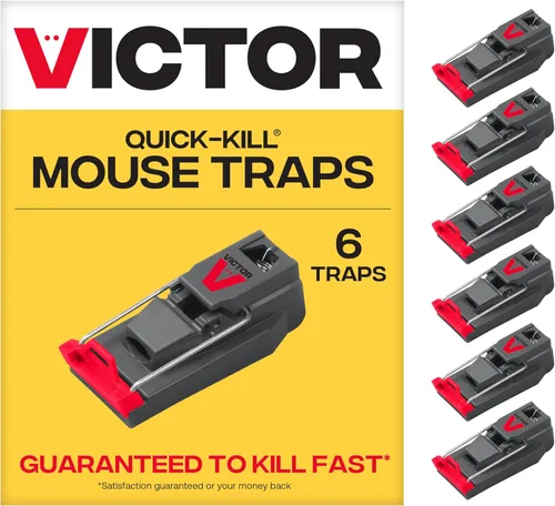 Miniatura 15 de Trampas para ratones Victor M140-3B de muerte rápida para interiores para el hogar - 3 trampas para ratones reutilizables