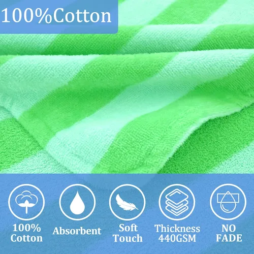 Miniatura 2 de Toallas tipo poncho con capucha para niños pequeños, de gran tamaño (2-4 años, 22 x 22 pulgadas), hechas de 100% algodón suave, toallas absorbentes