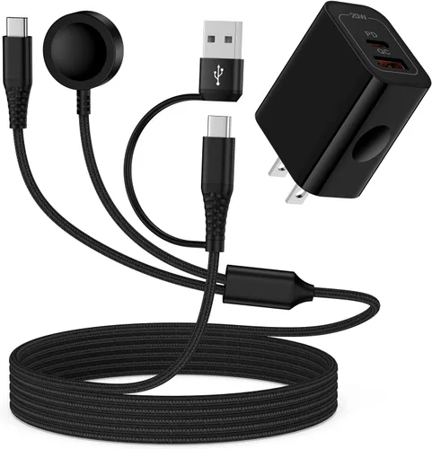 Miniatura 8 de Cable magnético de carga rápida compatible con Galaxy Watch 8/8 Classic/FE 7 Ultra/6/6 Classic/5 Pro/5/4/3/Active2,5 V 1A Adaptador de cargador