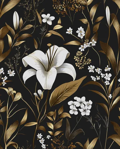 Miniatura 14 de Laatse Papel Tapiz de Hoja Azul/Dorada Despegar y Pegar Papel Tapiz Vintage Floral Oscuro Impermeable Autoadhesivo Removible Boho Papel de Pared