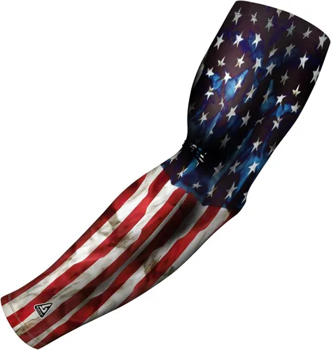 Miniatura 39 de B-Driven Sports Sleeve Pro-Fit - Manga Patriótica - Estados Unidos, Cuba, México, Israel, Canadá, Venezuela, Rep. Dominicana - Individual Bandera