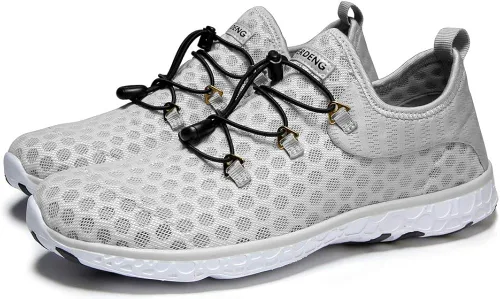 Miniatura 9 de MOERDENG - Zapatos de agua de secado rápido para mujer ligeros para deportes al aire libre playa piscina ejercicio