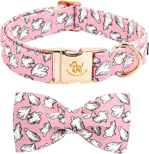 Miniatura 41 de Elegante collar para perro con moño Floral Vintage, cómoda pajarita para perro, collar de perro con lazo Collar ajustable para perros pequeños