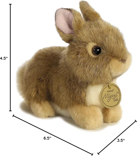 Miniatura 4 de Aurora World Miyoni Conejo bebé de felpa, Bronceado