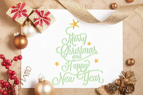 Miniatura 3 de Troqueles de corte de metal de Feliz Navidad, moldes de plantilla, herramienta de grabado en relieve para hacer tarjetas, álbumes, álbumes