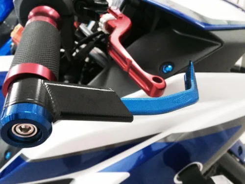 Miniatura 7 de 7/8" 22mm CNC Palanca de embrague de freno con protectores de guardabarros para motocicletas, agarre de puño compatible con 390 690 Dk 1290 SUPER Dk