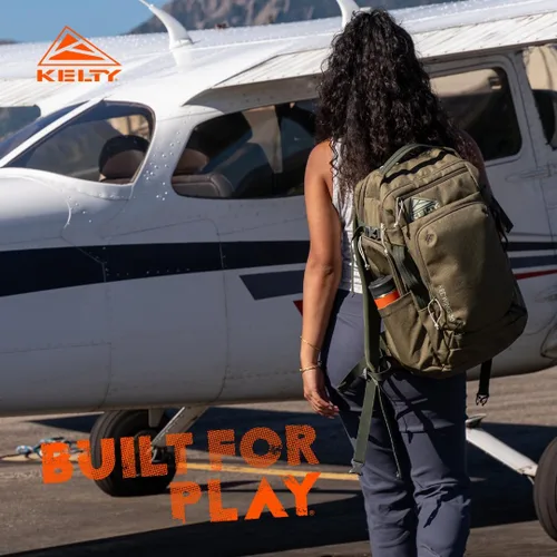 Miniatura 2 de Kelty Mochilas para viajeros Redwing, paquete de viaje para viajes de aventura Oliva quemada y negro