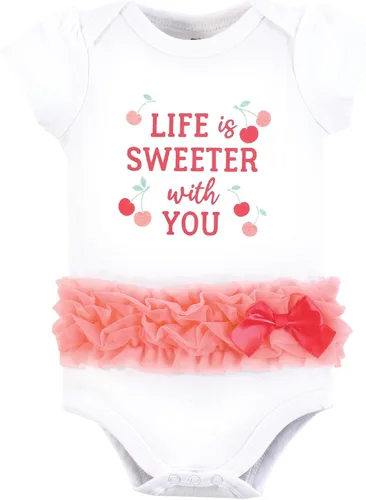 Miniatura 249 de Hudson Baby baby-girls Cotton Bodysuits 3-pack