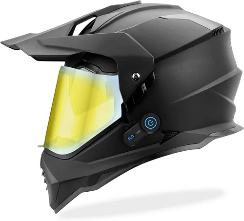 Miniatura 9 de GDM Beast - Casco de motocicleta Bluetooth Dual