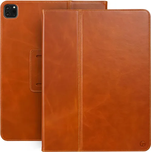 Miniatura 11 de Casemade Real Leather Case Compatible with iPad mini 7 (A17 Pro) / 6th Gen (2021) - Full-Grain Leather Cover, Auto Sleep/Wake, Dual Stand Position